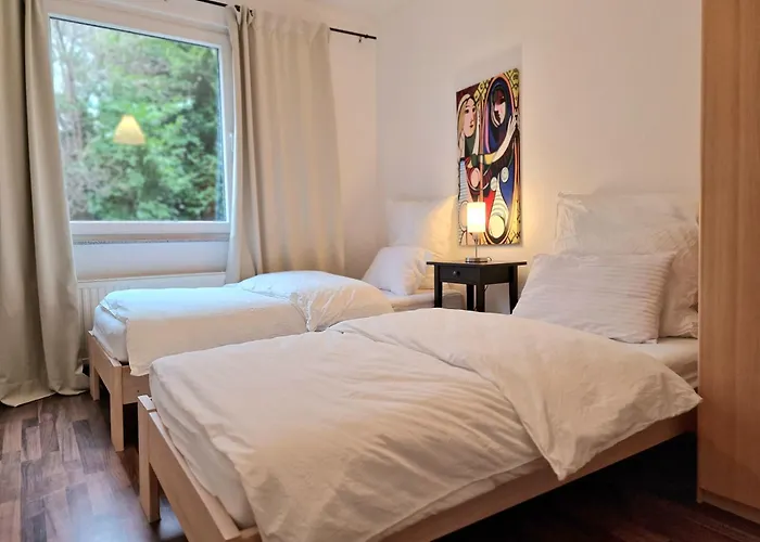 Modern Near Hbf & Messe 아파트 *